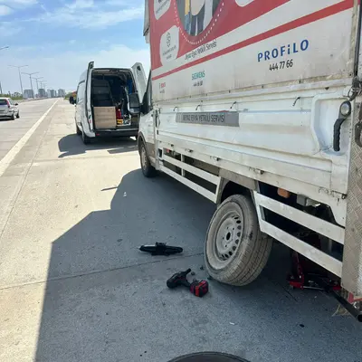 Mersin yerinde lastik değişimi