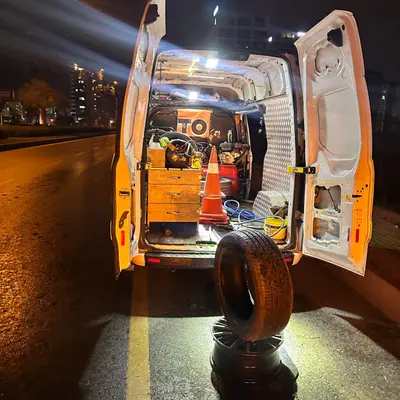 Mersin mobil lastik servis aracı donanımlı